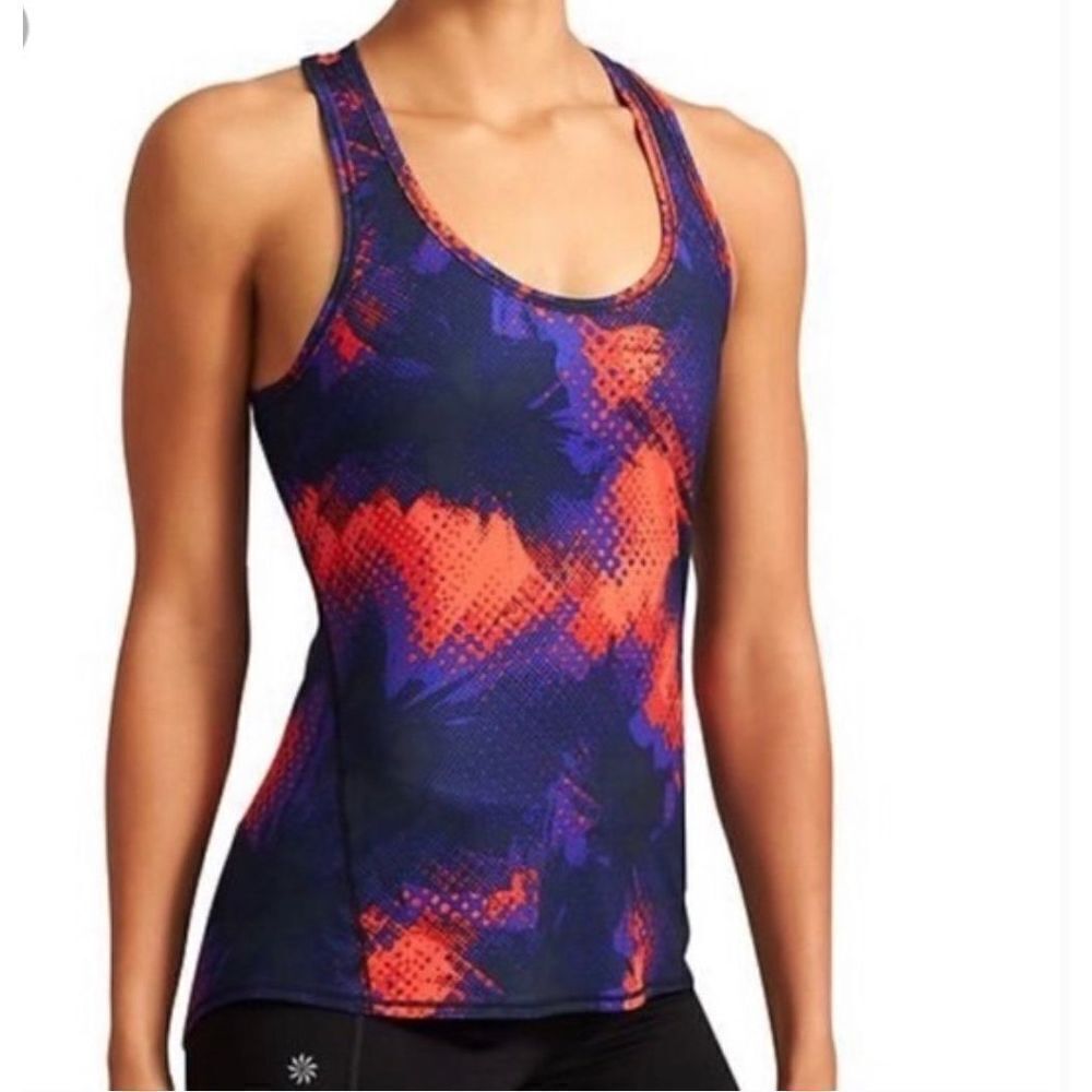 Athleta Chi Racerback Tank in Electro Size S